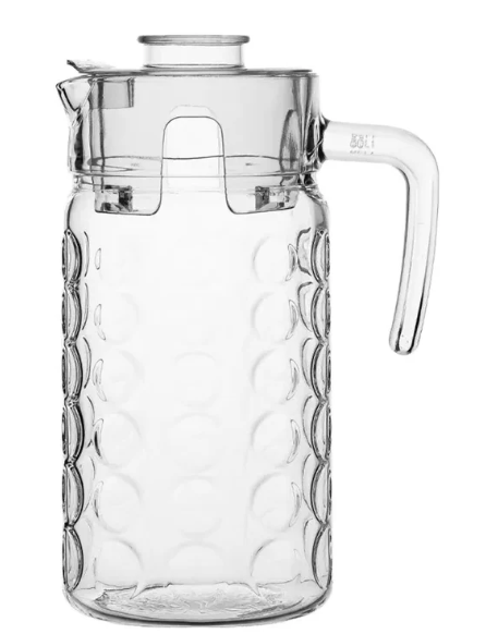 GLASS JUG WITH LID 1850 ML